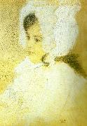 portratt av flicka Gustav Klimt